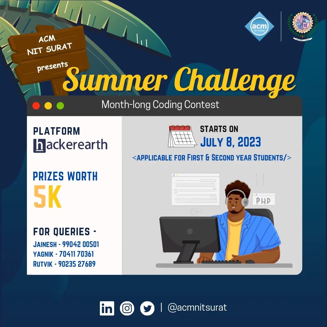 ACM Summer Challenge